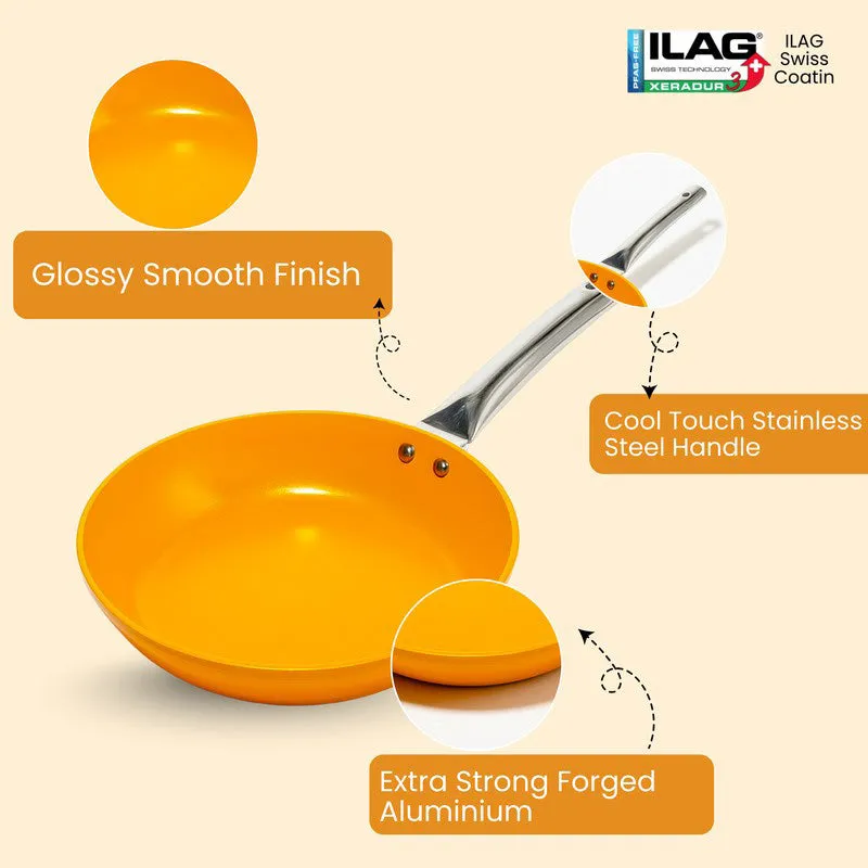 Salford Searza Forged Ceramic Frying Pan With Lid -1800 mL/ 9 Inch media 6