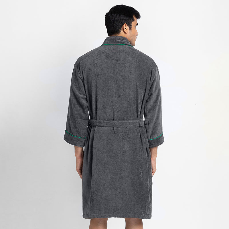 Corbin Bath Robe - Grey media 5