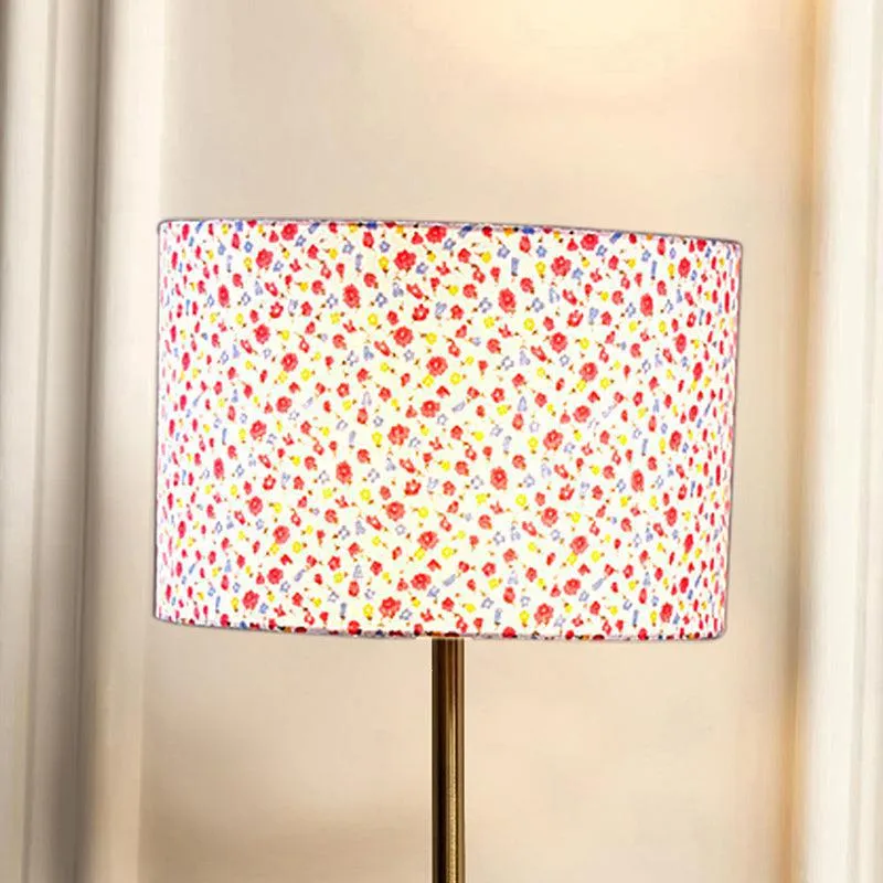 Tiny Fleur Cotton & Metal Table Lamp media 3