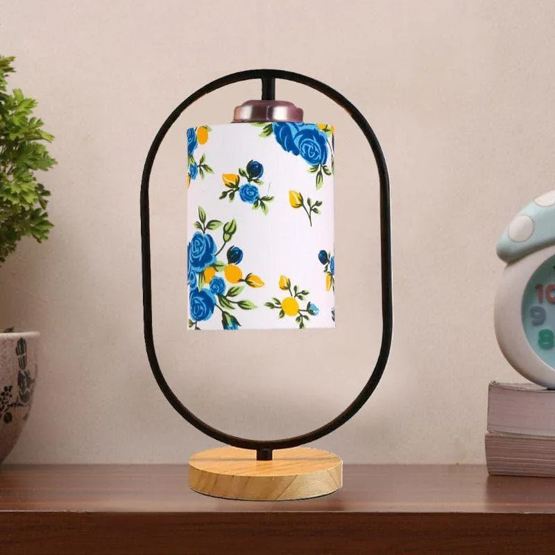 Floral Echo Fabric Table Lamp media 3