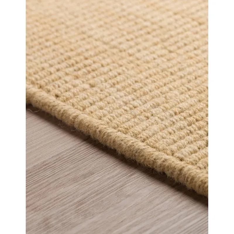 Ethereal Hand Loomed Wool Rug - Beige media 5