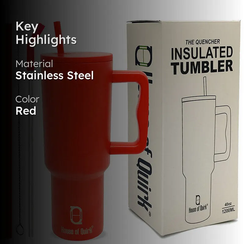 Hydra Boost Stainless Steel Tumbler (1200 ML) - Red media 2