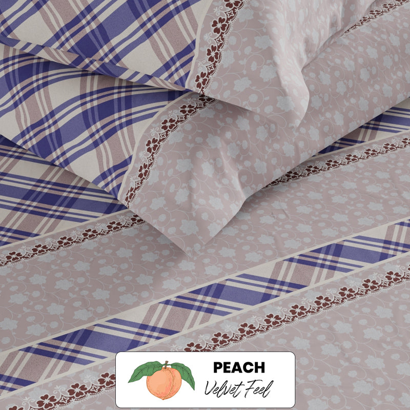 PlaidNest Comforters (Purple)- 120 GSM media 6