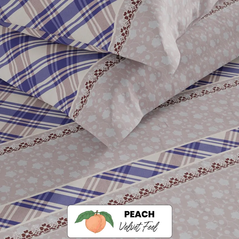 PlaidNest Comforters (Purple)- 120 GSM media 6