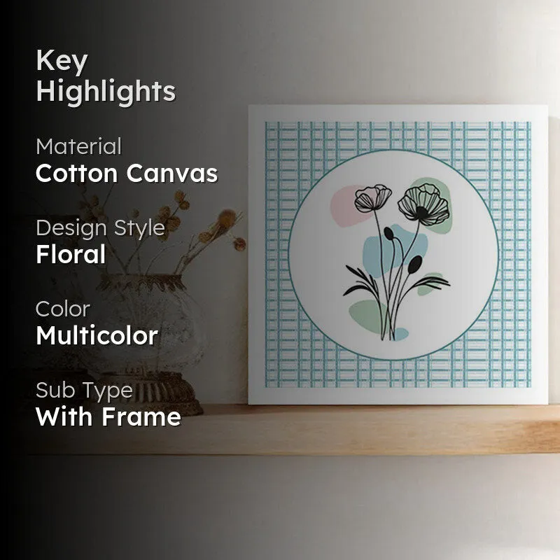 Petal Pastels Wall Art with White Frame media 2