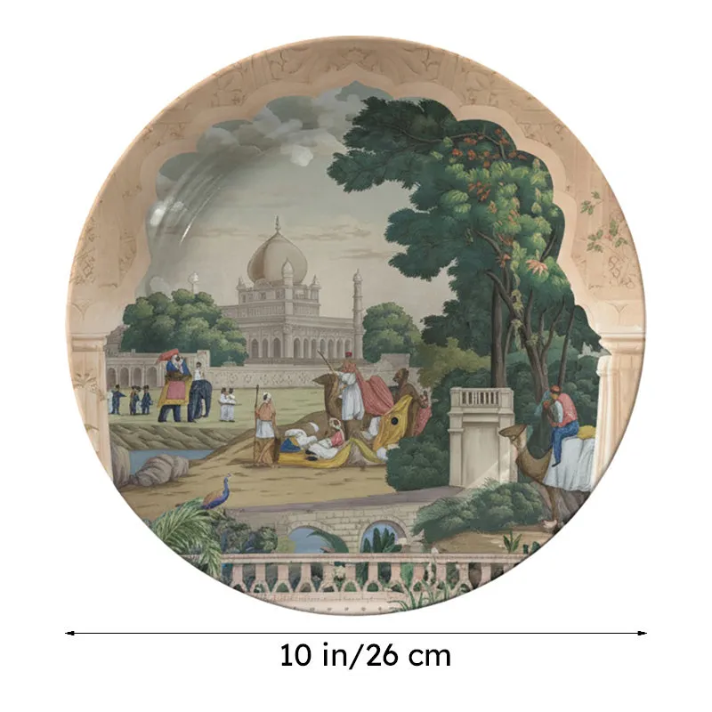 Traditional Indian Landscape Wall Plate media 7