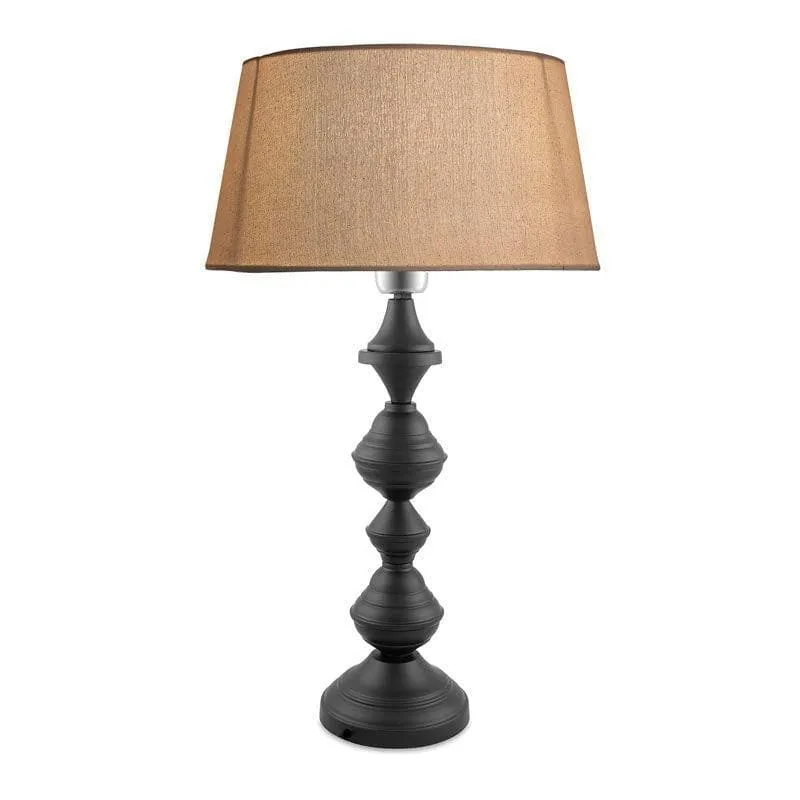 Nordic Waterdrop Fabric Table Lamp - Black,White media 3