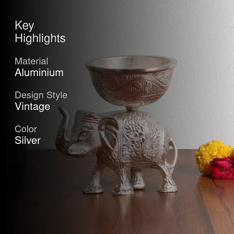 Gajendra Royal Accent Bowl - Silver media 2