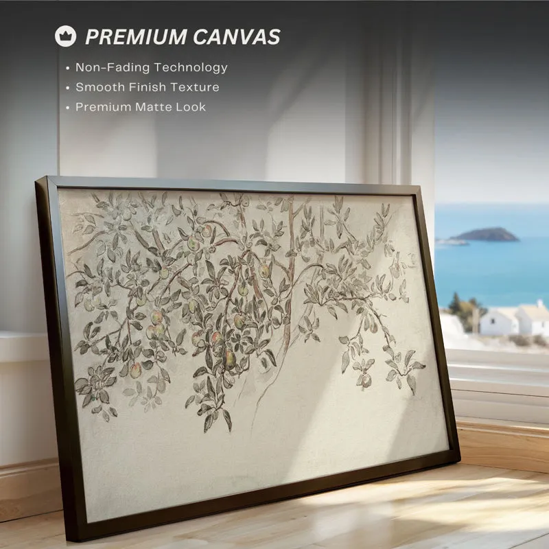Etched Vines Wood Wall Art With Frame media 4