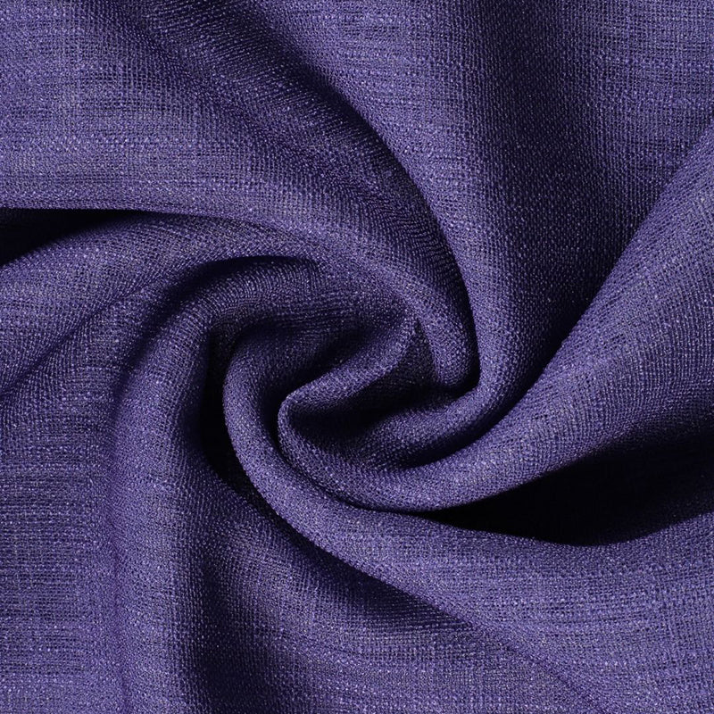 Ombrina Linen Texture Sheer Curtain (Violet) - Set Of Two media 5