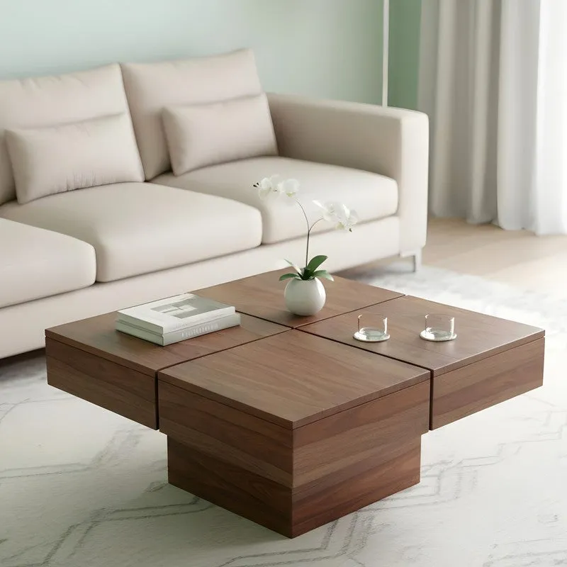 Tervo Sheesham Wooden Center Table - Brown media 3