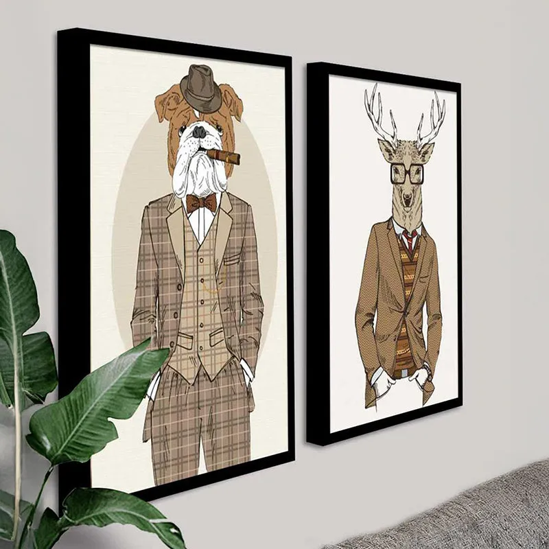 Sherlock Doggo Wall Art - Set Of Two media 4