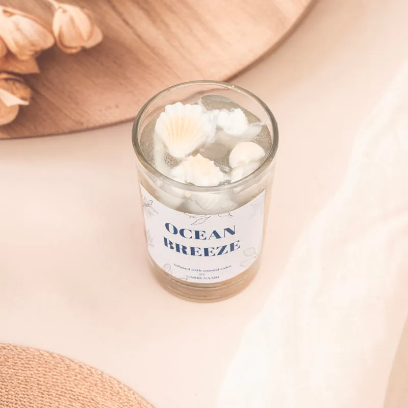 Ocean Pebbles Scented Candle - Vanilla, Cinnamon media 4