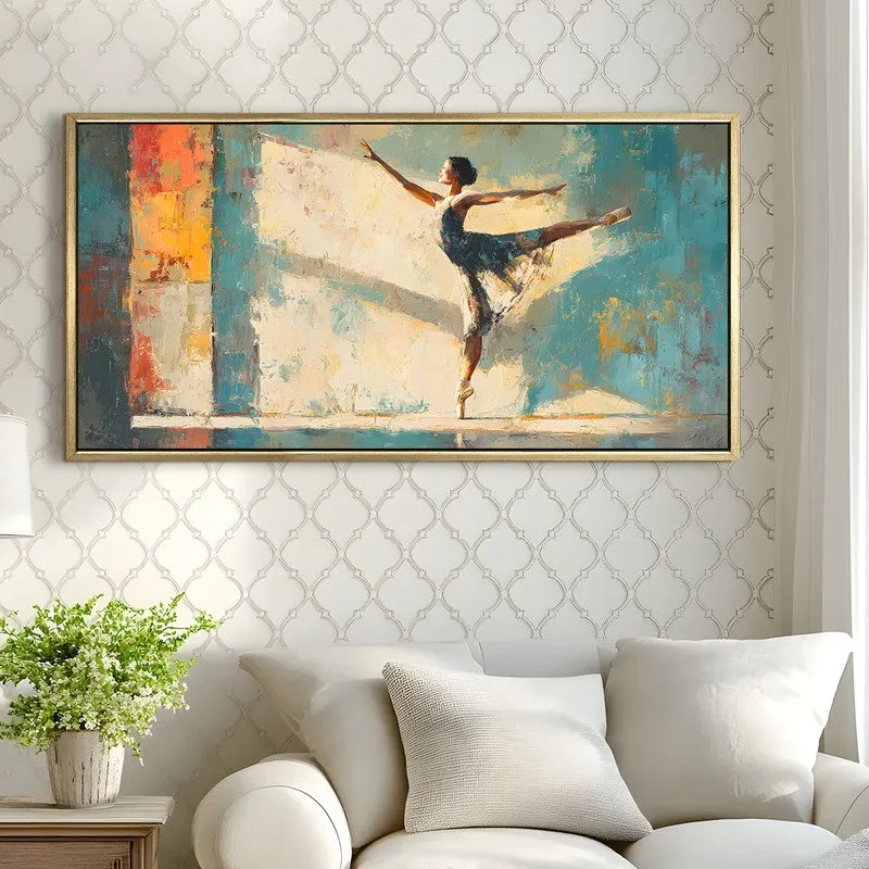 Chasing Shadows Canvas Wall Painting With Frame media 4