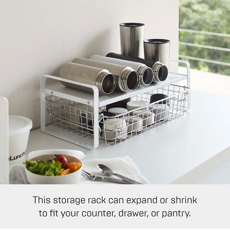 Noro Carbon Steel Expandable Countertop Storage Rack media 9