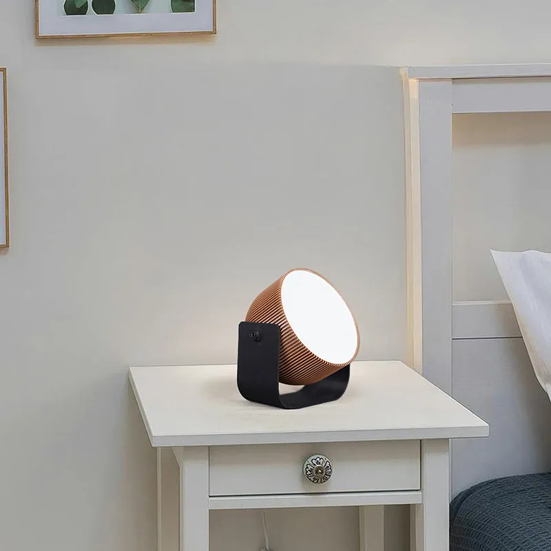 Sustain Luxe 3D Printed LED Table Lamp - Brown media 5