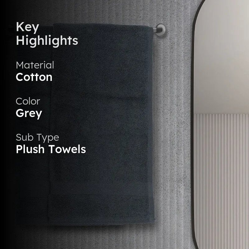 Miorah Hand Towel (Grey) - Set Of Two media 2
