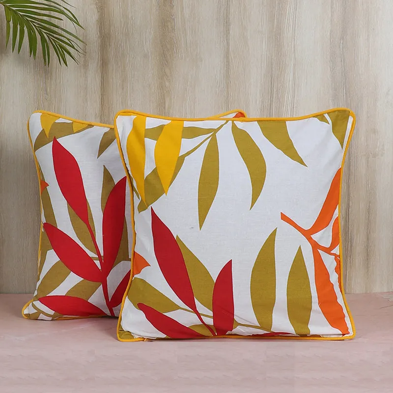 Swayam Botani Printed Cushion Cover - Set of Two media 2