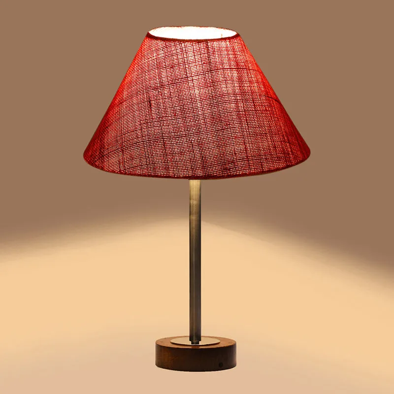 Sienna II Rodin Wooden Table Lamp - Pink,Silver,Brown media 6