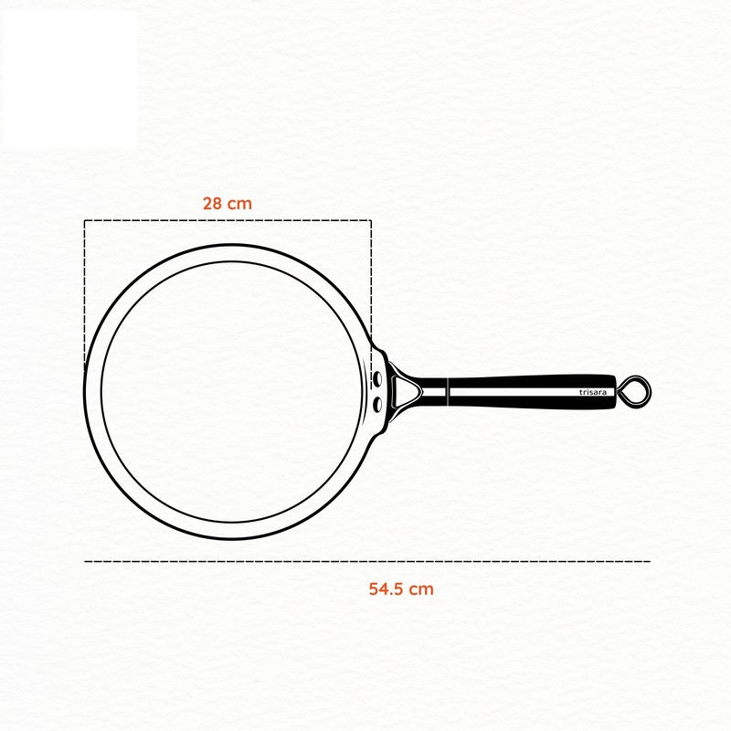 Embassy Grilledge Matte Finish Cast Iron Dosa Tawa media 10