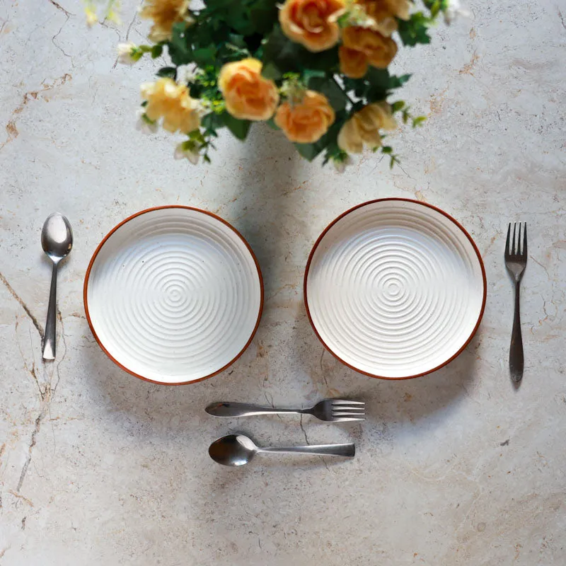 Ceraflor Ceramic Dinner Plate - Set Of Two - 3