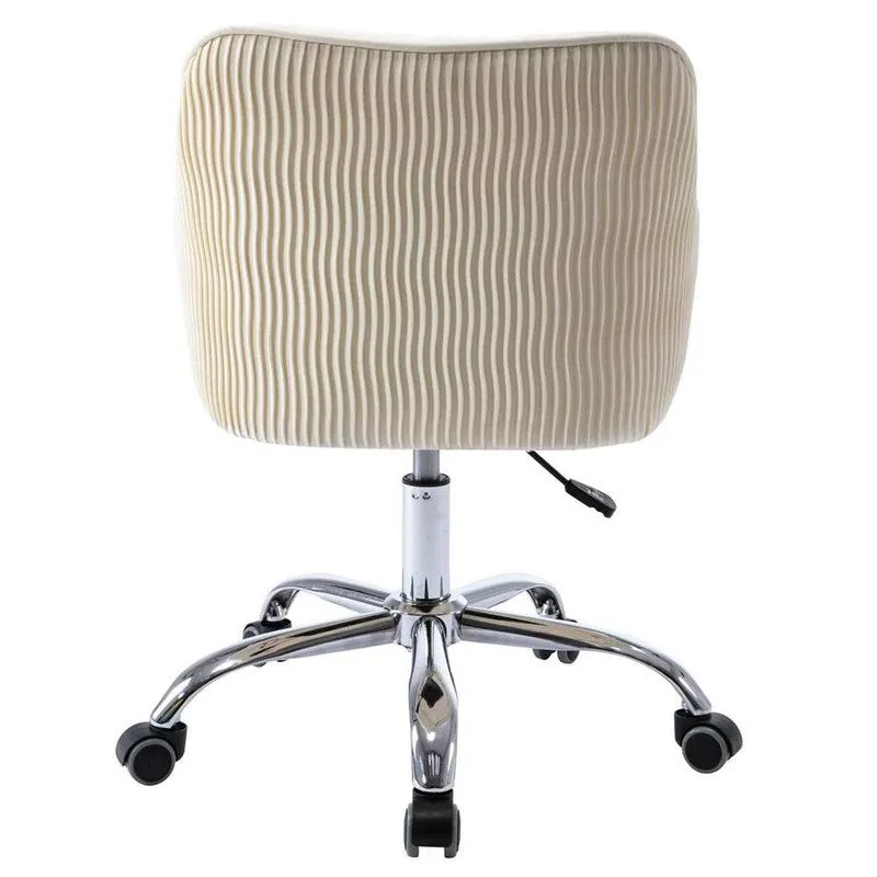 Seatron Metal Office Chair - Beige media 7