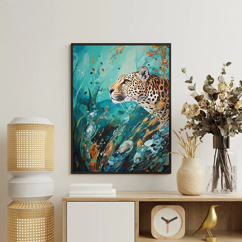 Leopard Lace Canvas Wall Art media 3