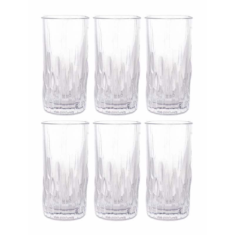 Conglo Glass Tumbler (260 ML) - Set Of Six media 3