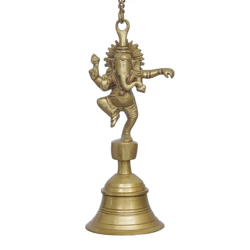 Dancing Ganesha Hanging Bell media 3