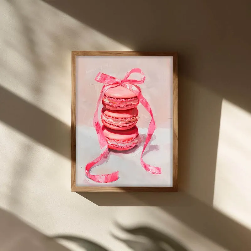 Macaron Magic Archival Canvas Wall Art - Brown media 3