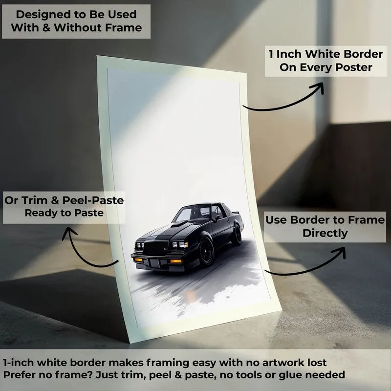Midnight Racer I Wall Poster - Black media 9