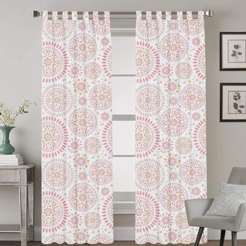 Mandala Tab Top Medium Width Curtain media 1