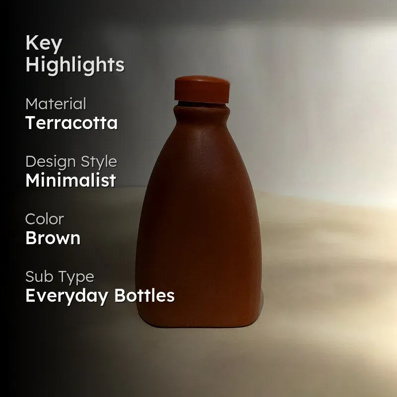 Arda  Traingle Terracotta Bottle - 500 mL media 2