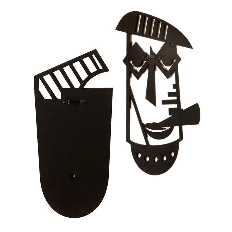 Radha Mask Wooden Wall Accent - Set of Two media 5