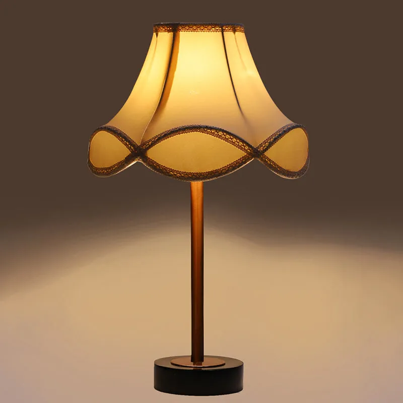 Valencia Arc Rodin Wooden Table Lamp - OffWhite,Copper,Black media 6