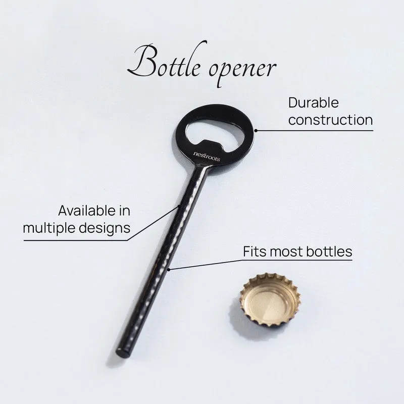 The Smooth Pop Stainless Steel Bottle Opener - Black media 3