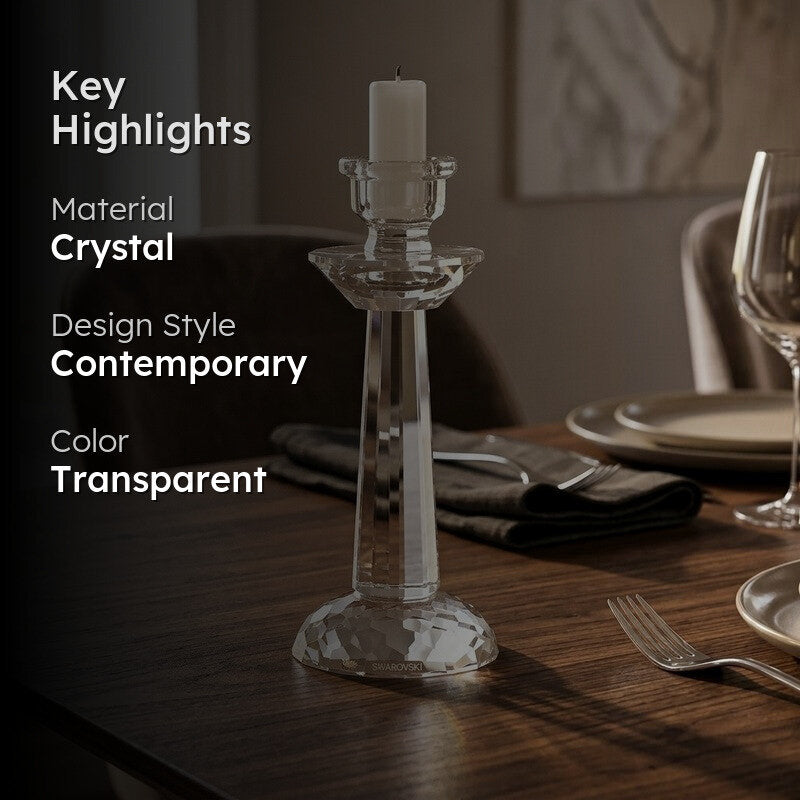 Lucent Pawn Cyrstal Candle Holder media 2