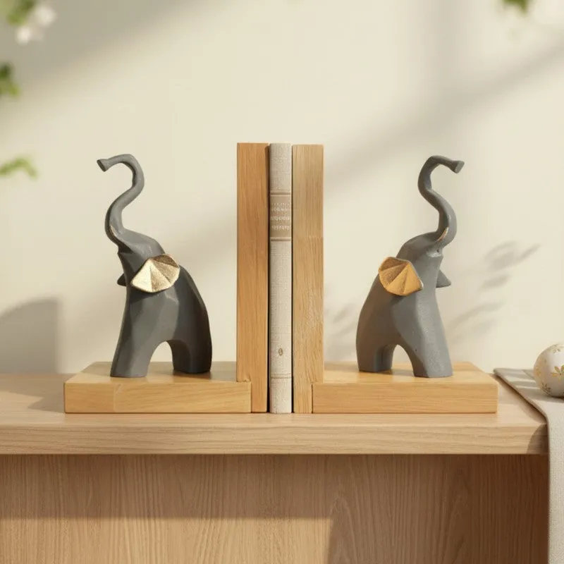 Elephra Resin Book End - Set of Two media 4