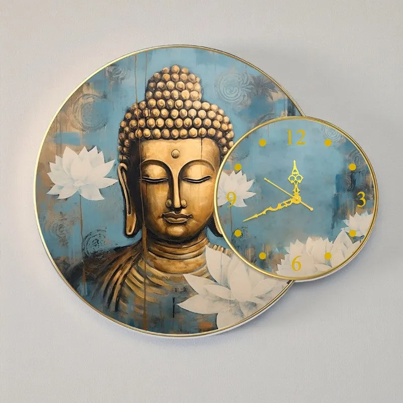 Buddha Kamala Analog Clock media 1