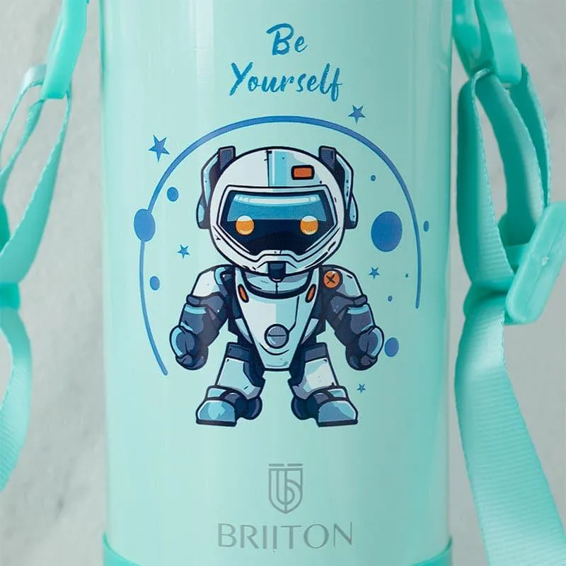 Funtura Hugo Water Bottle (Blue) - 350 mL media 4