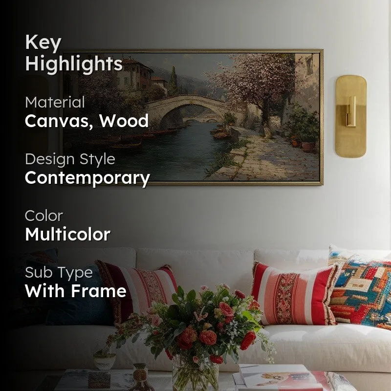 Spring Passage Canvas Wall Painting With Frame media 2