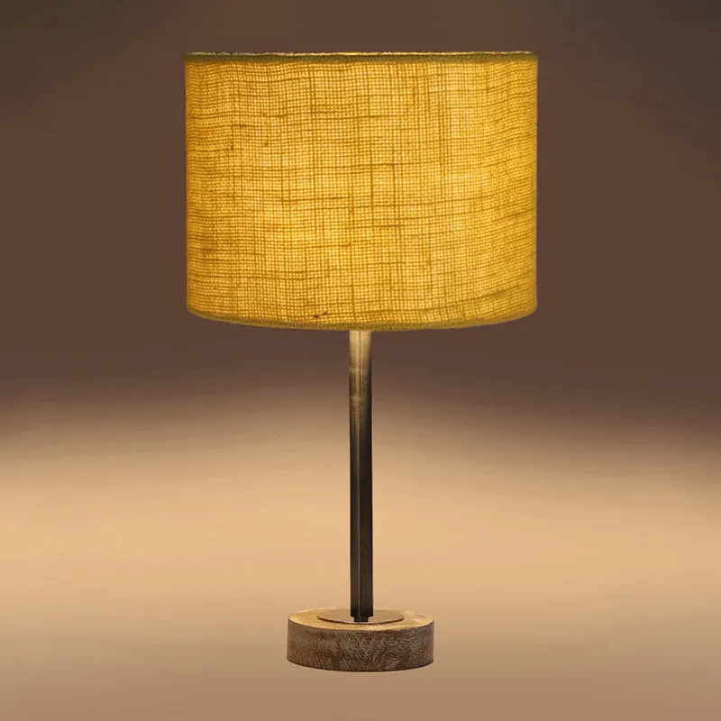 Sienna I Rodin Wooden Table Lamp - Yellow,Silver,White media 6