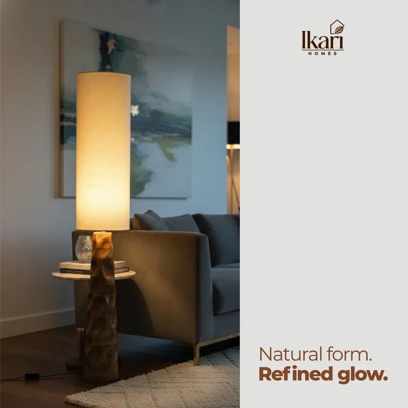 Tall White Mango Wood Floor Lamp media 8
