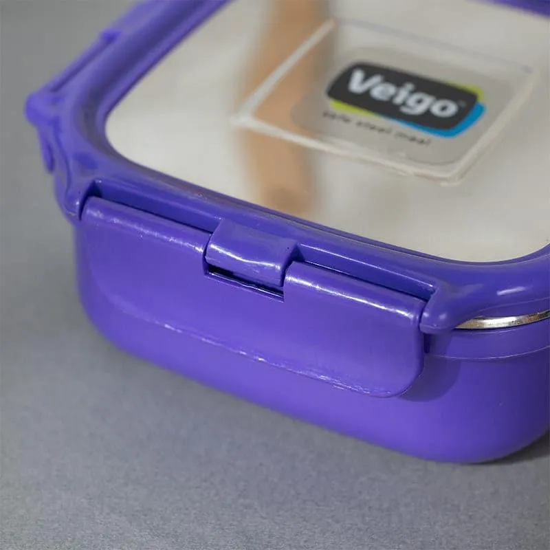 Fresh Savour Microwave Safe Lunch Box (Violet) - 300 mL media 3