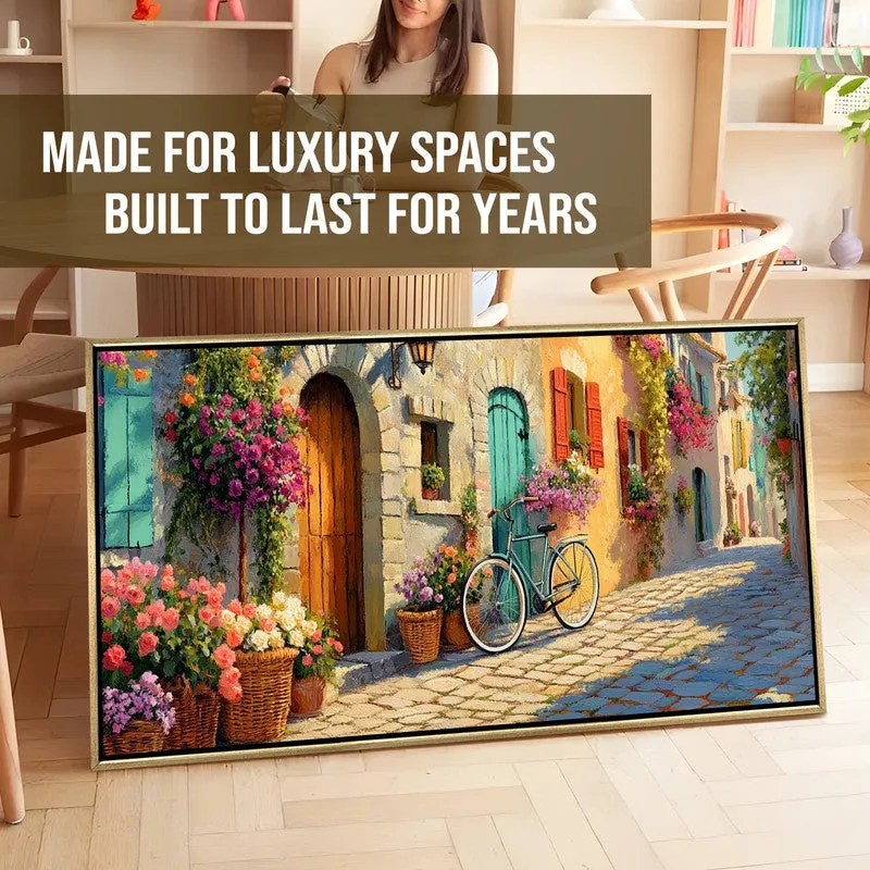 Blooming Tranquility Canvas Wall Painting With Frame media 7