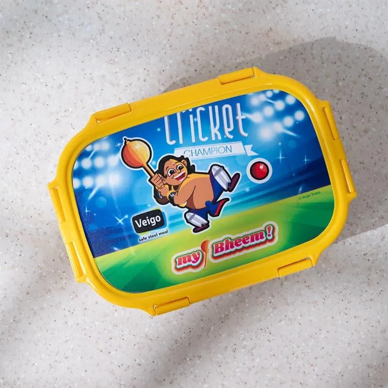 Cricket Wicket Yellow Lunch Box (775/150 mL) - Two Piece Set media 4