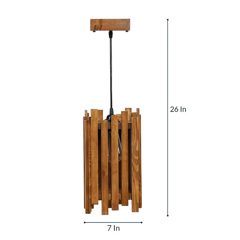 Kivuli Wooden Ceiling Lamp media 6