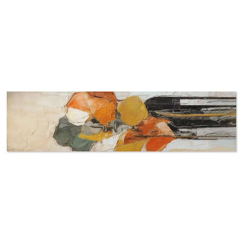 Tangerine Dreams Abstract Canvas Wall Art media 5
