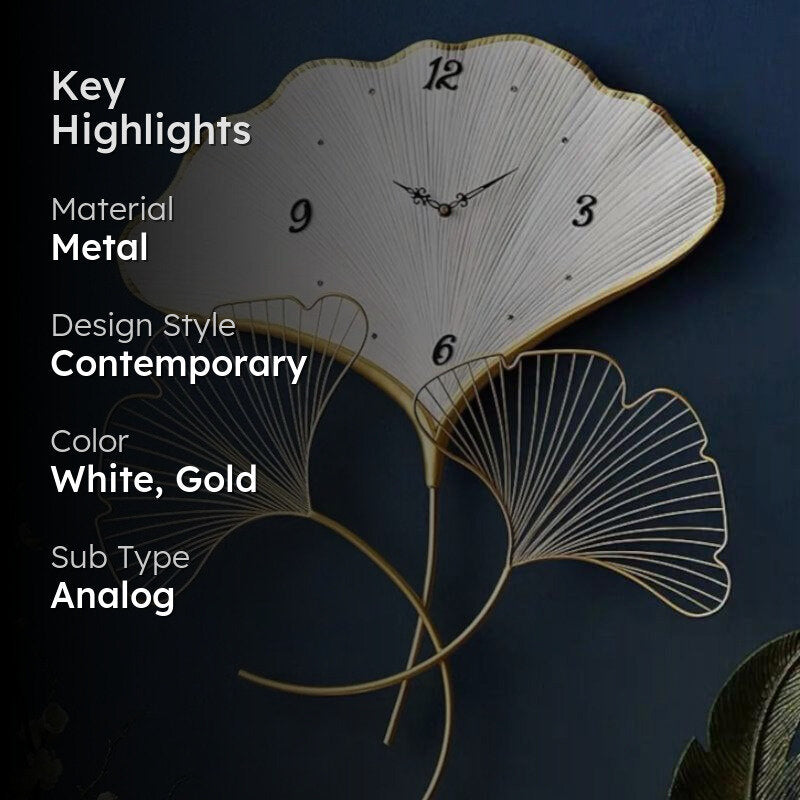 Botani Time I Decorative Wall Clock media 2