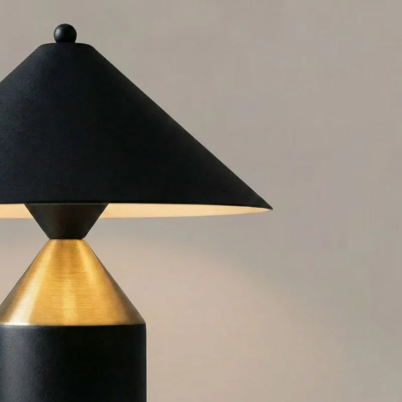 Fig Living Cone Casa Metal Table Lamp - Black media 4